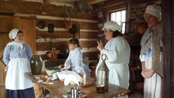 living history program at Iredell Museums