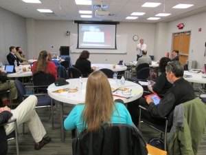 Learn NC Director, Andy Mink, encouraged meeting participants to BYOD (device).
